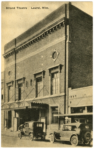 "Strand Theatre, Laurel, MS" Call Number: PI/2004.0025 (MDAH Collection)