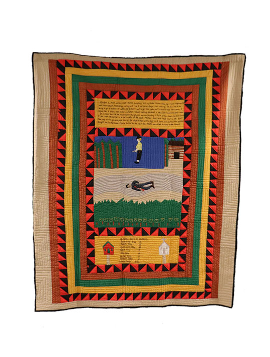 “Memories of My Father’s Death” quilt
