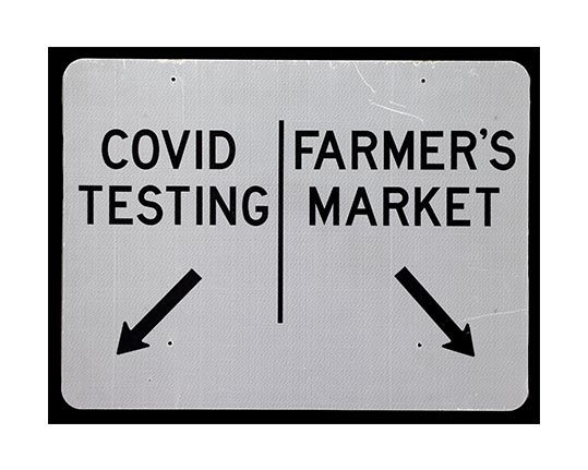 2022.15.1 – COVID-19 Testing directional sign