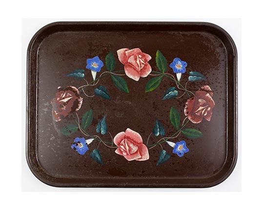 2022.27.1 – Painted serving tray