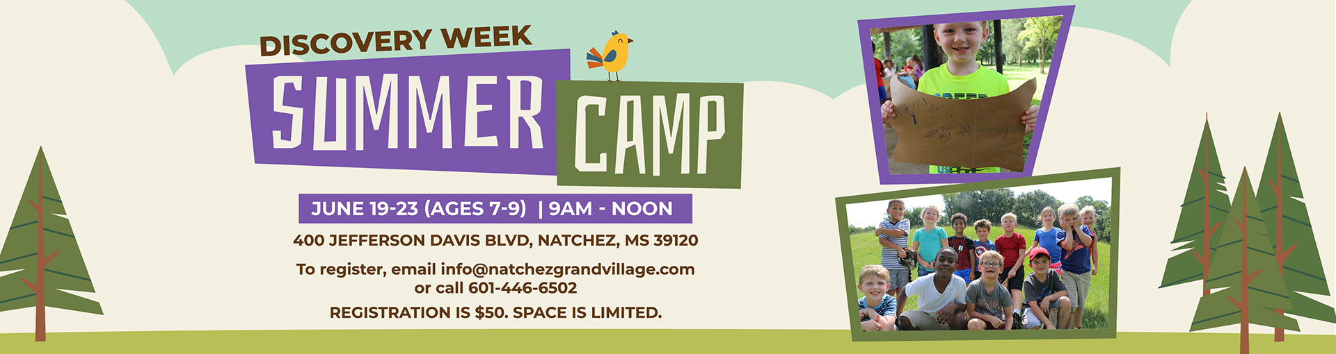 Grand Village of the Natchez Indians Summer Camp 2023
