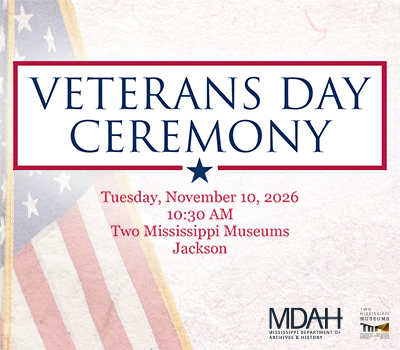 Veterans Day Ceremony - November 10, 2026