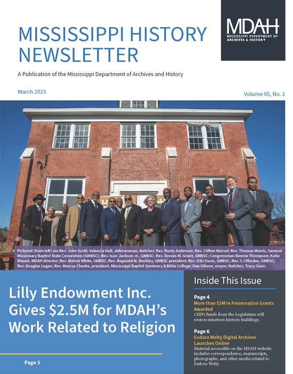 Mississippi History Newsletter