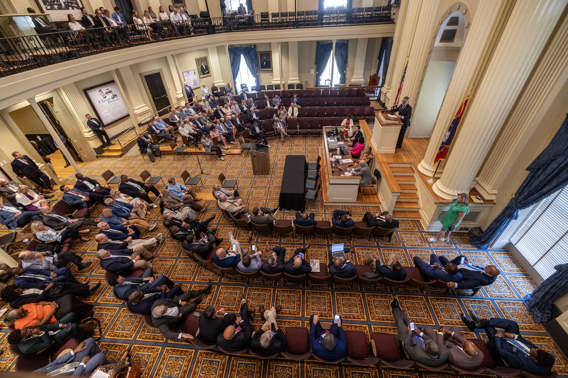 MS House of Representatives sit in Old Capitol