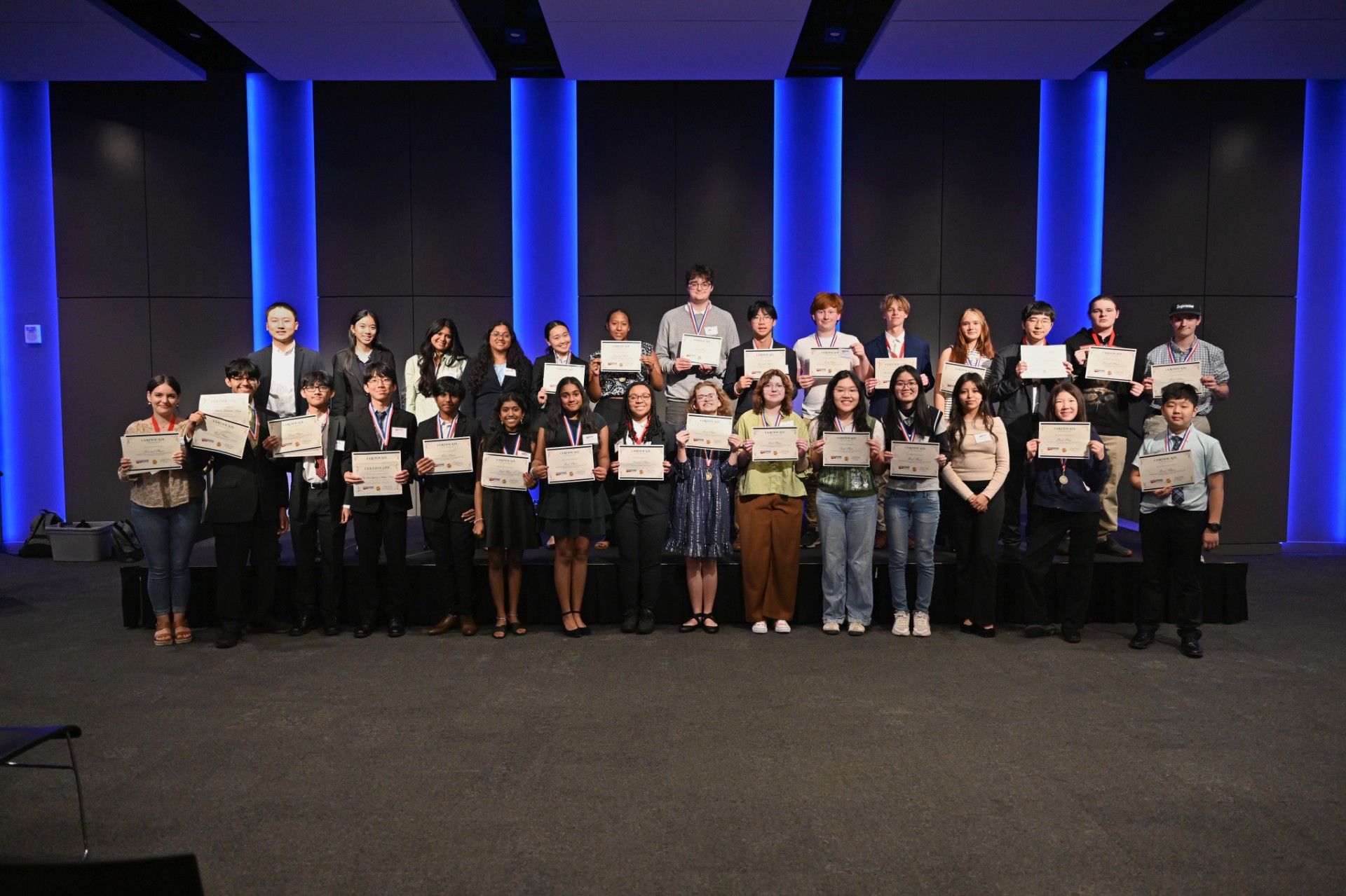 Mississippi History Day students in the Craig H. Neilsen Auditorium at the Two Mississippi Museums